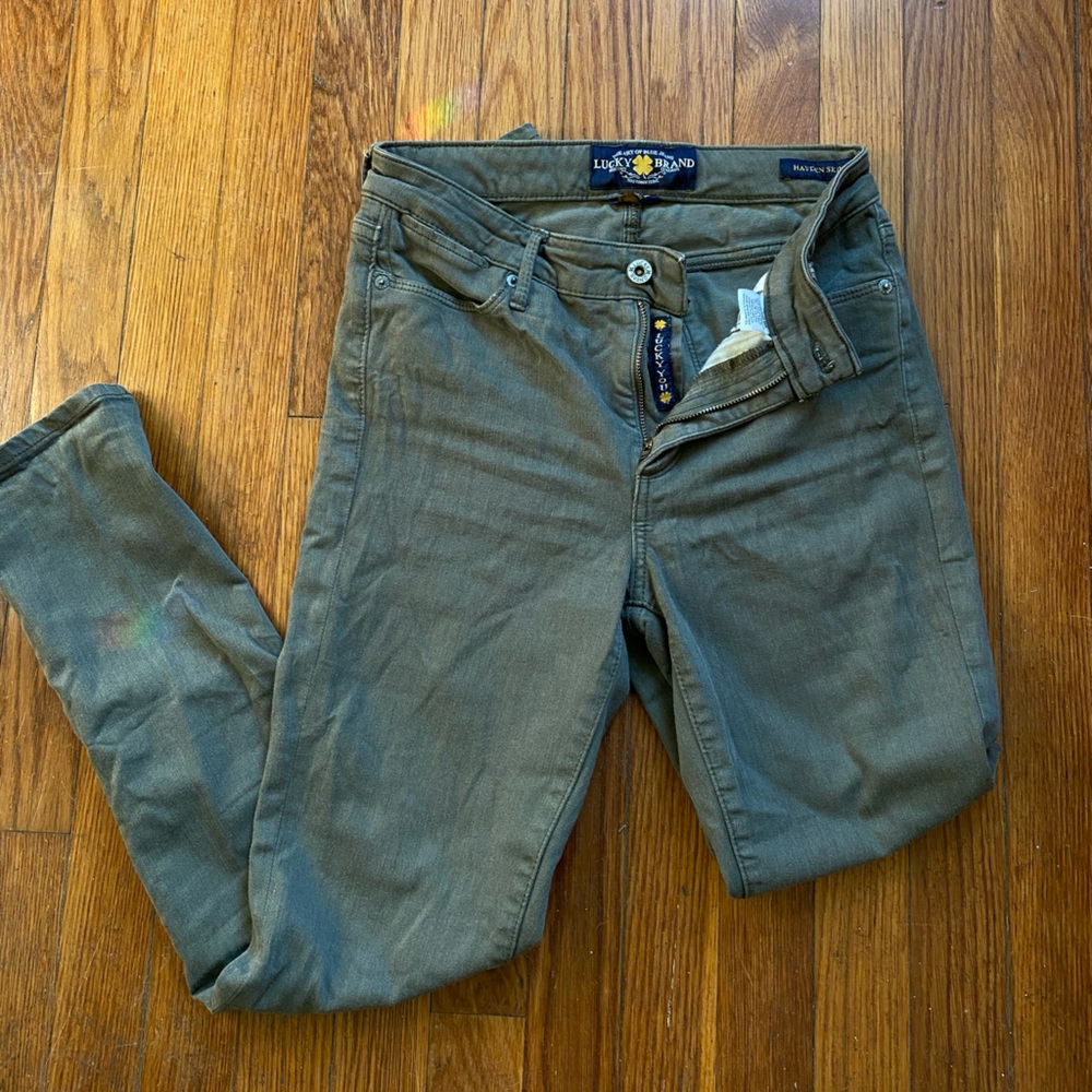 Lucky Brand Green Jegging/Jean